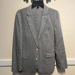 Grey J Crew Cotton Blazer (36s)